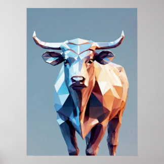 Affiche SYMBOLE Zodiaque Taurus