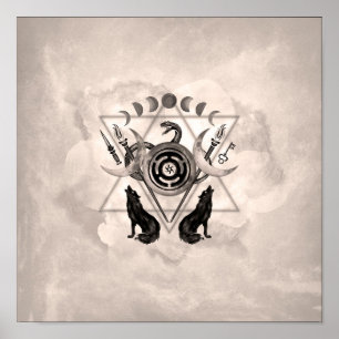 Affiche Symboles d'Hécate