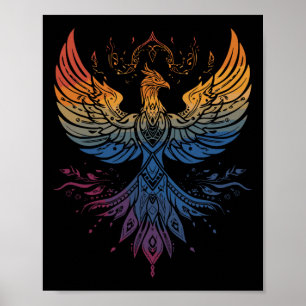 Affiche Symboles spirituels et géométrie sacrée, un coloré