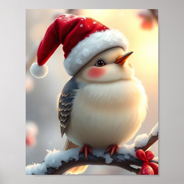 Affiche Sympa Christmas Bird Digital (Devant)
