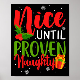 Affiche Sympa Jusqu'À Ce Que Proven Naughty