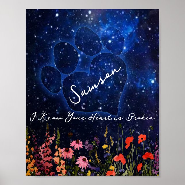 Affiche Sympathie de perte de chien animal (Devant)