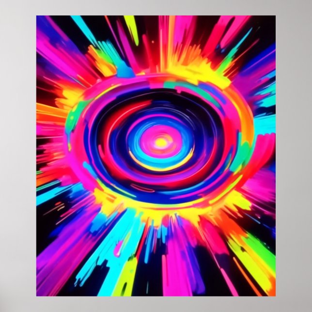 Affiche Symphonie circulaire des couleurs (Devant)
