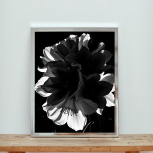 Affiche Symphonie dans les ombres monochromes et la lumièr