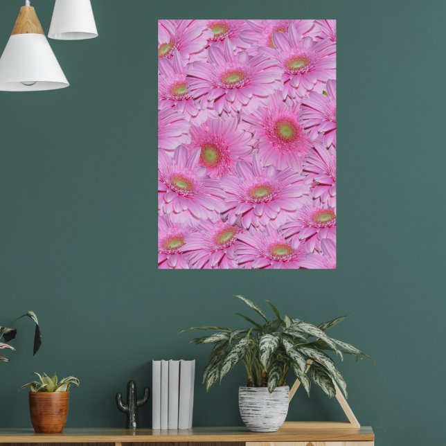 Affiche Symphonie de Gerberas roses, (Salon 1)