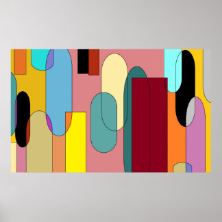 Affiche Symphonie de la nature - Cascade paisible