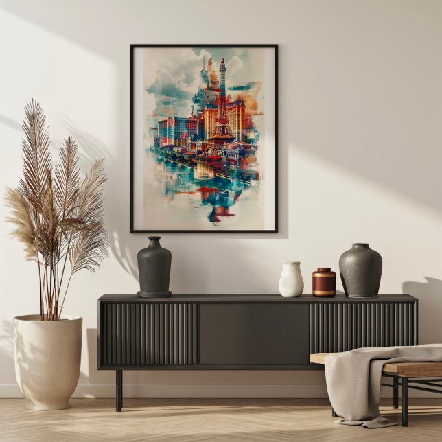 Affiche Symphonie de Las Vegas : High Roller et Casinos (Créateur téléchargé)