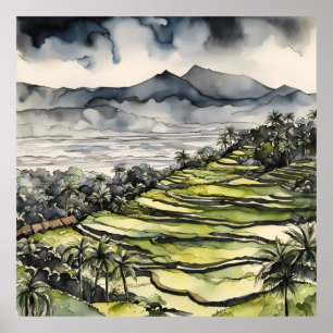 Affiche Symphonie du Paddy à Bali