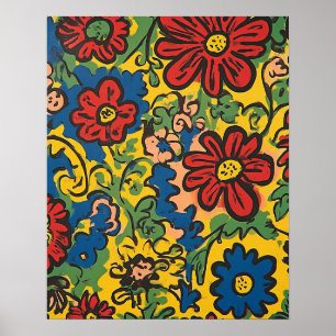 Affiche Symphonie florale
