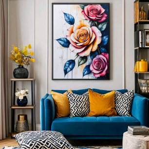 Affiche Symphonie florale