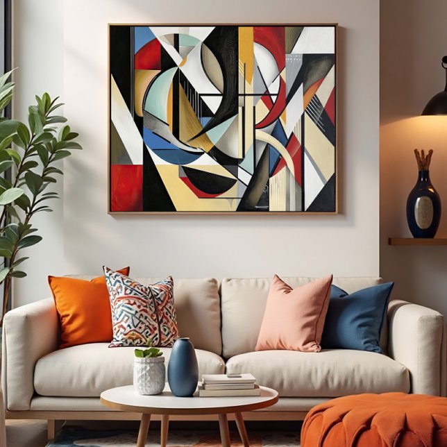 Affiche Symphonie géométrique parfaite harmonie (Créateur téléchargé)