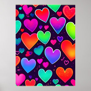 Affiche Symphonie Neon Heart
