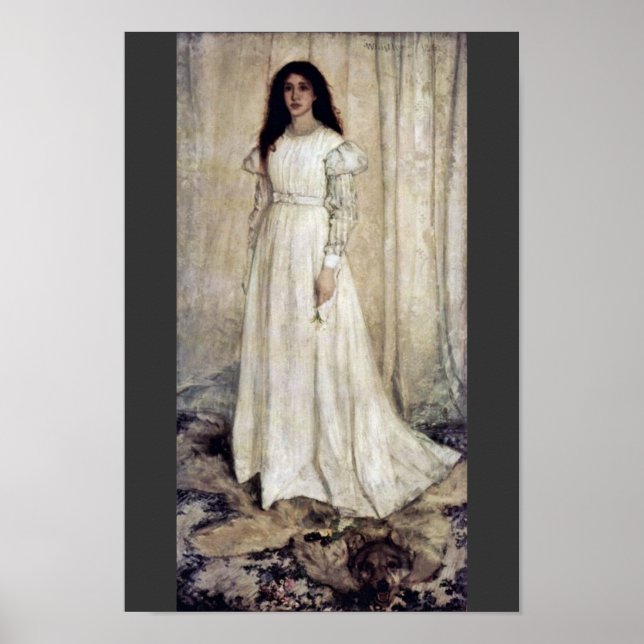 Affiche Symphonie No 1 En Filles Wiess En Blanc Par James  (Devant)