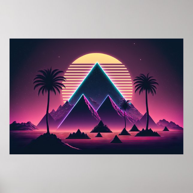 Affiche Symphonie Synthwave : Echos des années 80 (Devant)