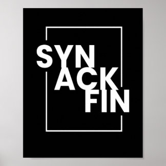 Affiche SYN ACK FIN IT Code pirate