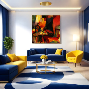 Affiche Synchromie no 3, Stanton Wright (1917)