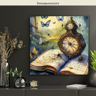 Affiche Synchronicité Mysticisme incarné Spiritualité