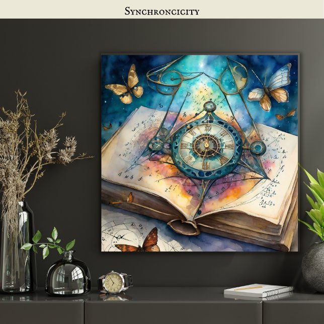Affiche Synchronicité Mysticisme incarné Spiritualité (Créateur téléchargé)