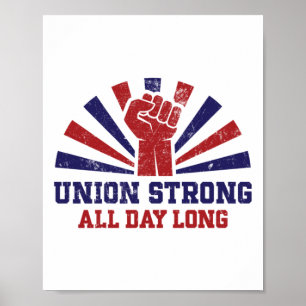 Affiche Syndicat Fort Tous Les Jours – Pouvoir Aux Travail