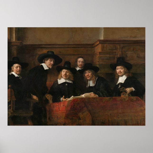 Affiche Syndics de la guilde des Drapers (Devant)