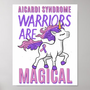 Affiche Syndrome d'Aicardi Trouble génétique Corpus Callos