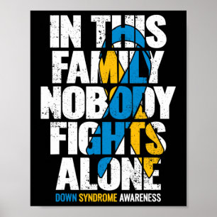 Affiche Syndrome de Down Femmes T21 Famille Syndrome de Do