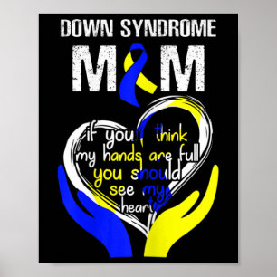 Affiche Syndrome de Down Maman Costume World Down Syndrome