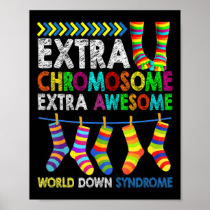 Affiche Syndrome de Down Sensibilisation Chromosome Supplé
