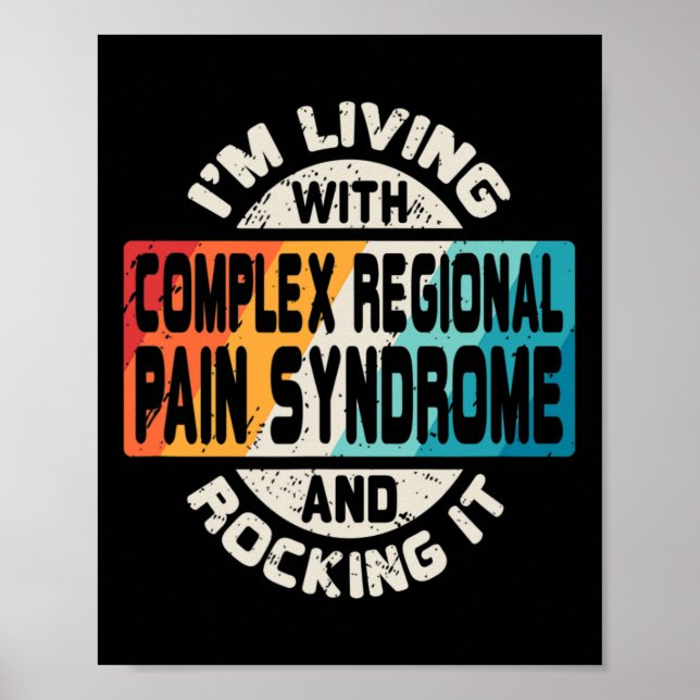 Affiche Syndrome douloureux régional complexe Crps Rsd Sen (Devant)