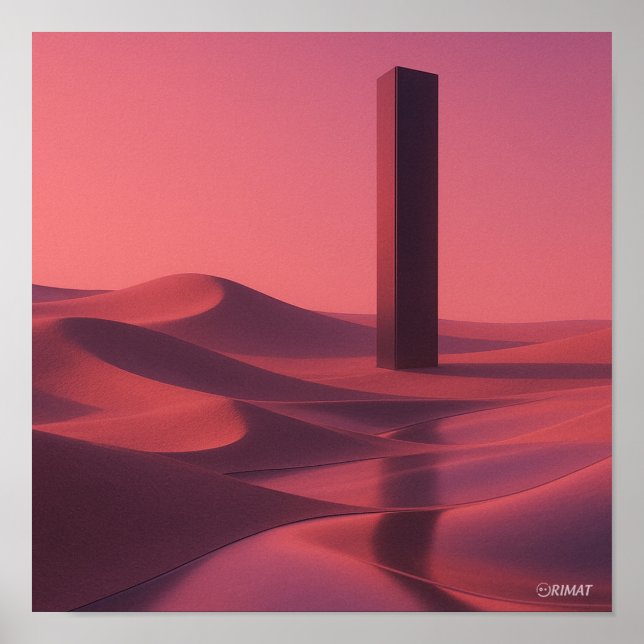 Affiche Synthetic Dunes (Devant)