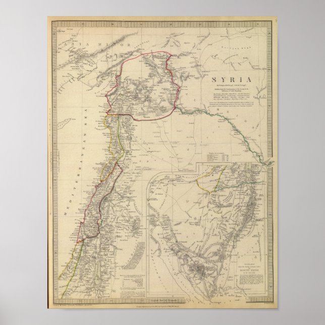 Affiche Syrie - Sinaï (Devant)