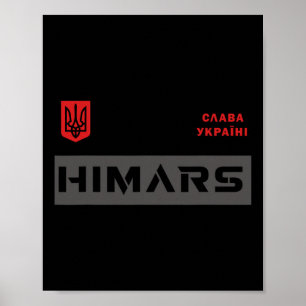 Affiche Système Himars Militaire Armée Gloire à l'Ukraine