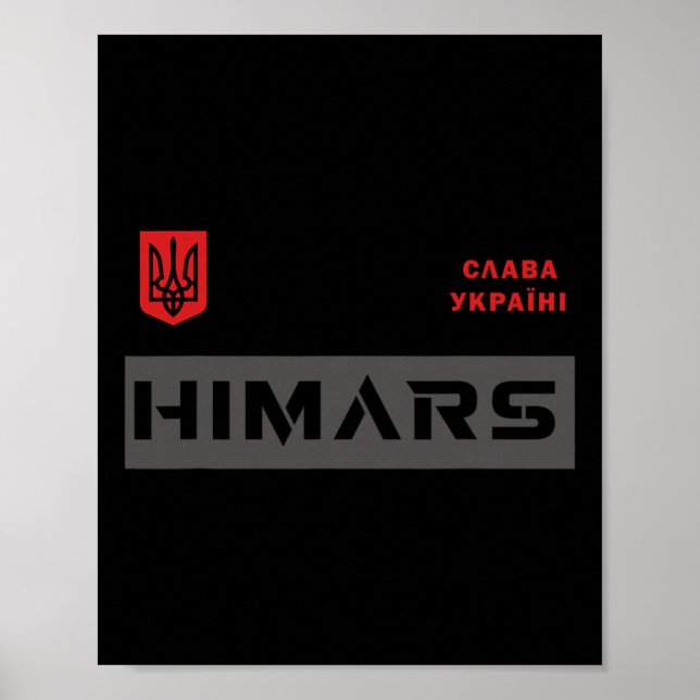 Affiche Système Himars Militaire Armée Gloire à l'Ukraine  (Devant)