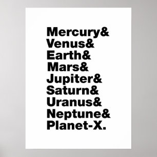 Affiche Système solaire
