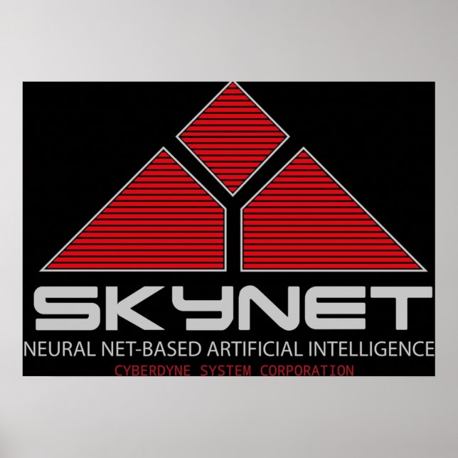 Affiche Systèmes Cyberdyne Skynet (Devant)