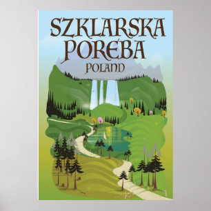 Affiche Szklarska Poreba ‎ Pologne