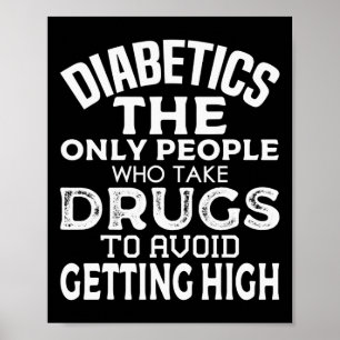 Affiche T1D Diabète Type 1 Diabète Awareness Men Women K