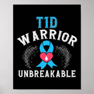Affiche T1D Guerrier Indestructible Mois de sensibilisatio