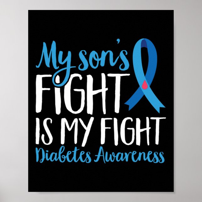 Affiche T1D Guerrier Mes Fils Combattre Est Mon Combattre  (Devant)