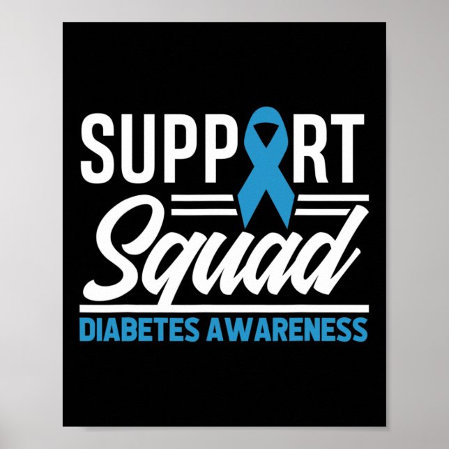 Affiche T1D T2D Guerrier de soutien Escadron de sensibilis (Devant)