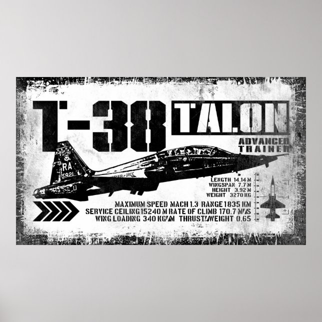 Affiche T-38 Talon (Devant)