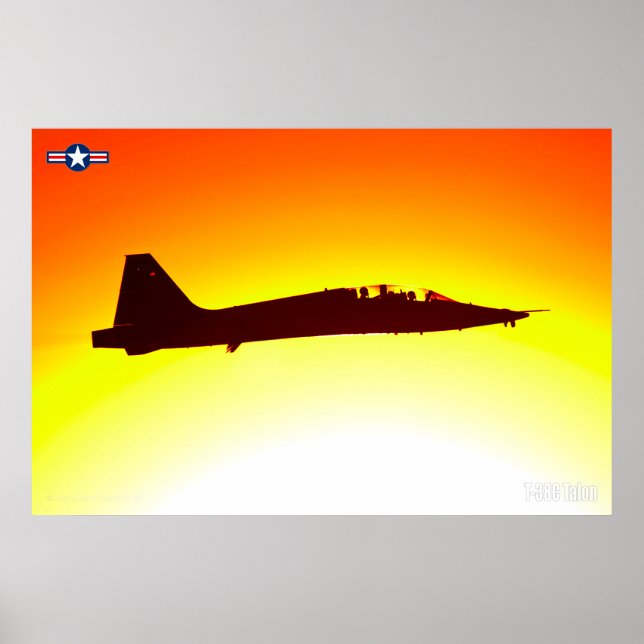 AFFICHE T-38C TALON (Devant)