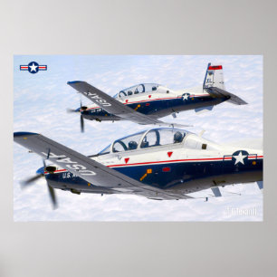 AFFICHE T-6A TEXAN II