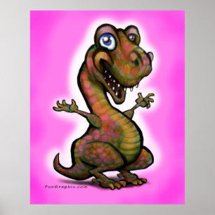 Affiche T-Rex bébé