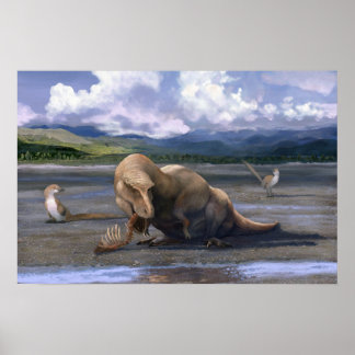 Affiche T. rex Charognard Imprimé