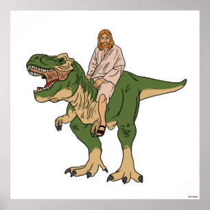Affiche T-Rex de Jésus