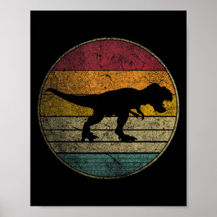Affiche T Rex Dinosaur - Amour Vintage Femmes Enfants Homm