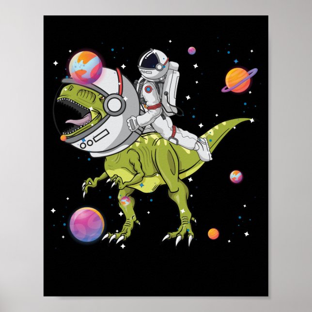 Affiche T-Rex Dinosaur Astro T-Rex (Devant)