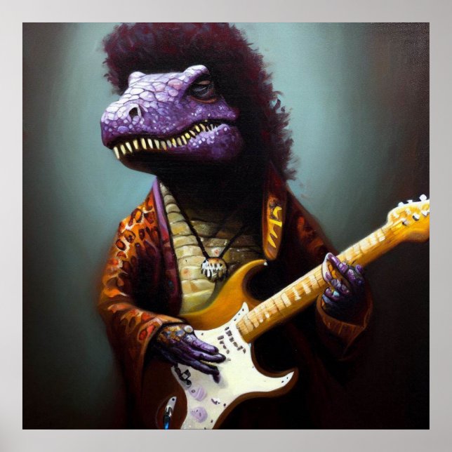 Affiche T Rex Guitartist (Devant)