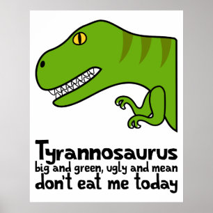 Affiche T-Rex Haiku